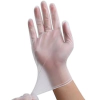 قفازات طبية خالية من البودر حجم وسط