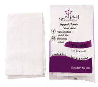 خزامى مناشف صحية للإستخدام مرة واحدة مقاس 30*60 سم