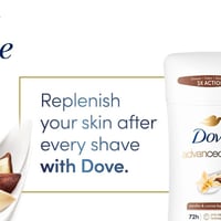 دوف مزيل عرق فانيلا ستيك وزبدة الكاكاو 74 جرام