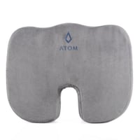 اتوم وسادة مقعد رمادي