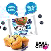 بيك ستي مافن بروتين بالتوت الأزرق 113جم