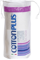 قطن بلس قطن دائري لإزالة المكياج 50قطعة