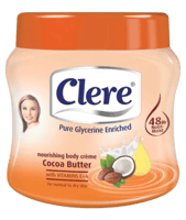 كلير كريم لترطيب الجسم بزبدة الكاكاو 500مل