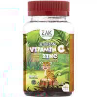زاك فيتامين سي+زنك 60قطعة