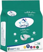 لوتس حفايض كبار حشوة مضغوطة مقاس كبيبر جدا 14 حبة