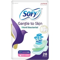 سوفي مقاومة للبكتيريا فوط صحية ماكسي كبيرة 28 فوطة