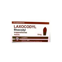 لاكسوكوديل تحاميل للبالغين 10مجم 10تحميله