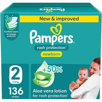 بامبرز جامبو بوكس مقاس 2 للحماية من التسلخات 136 ق...