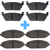 طقم فحمات اماميه + فحمات خلفية سيراميك دودج رام