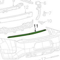 مسطرة صدام خلفي كرايسلر