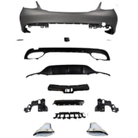 صدام خلفي كامل مع المخارج AMG مرسيدس C-Class 2015-...