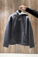 Grey Oversized Hoodie | دبل كاب