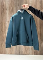 Dark Green Oversized Hoodie | دبل كاب
