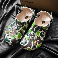 crocs Bape