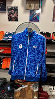 Adidas bape blue hoodi
