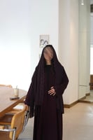 عباية كريب تطريز 108