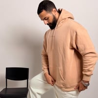 هودي بلوفر (بيج فاتح) - Pullover Hoodie (Light Bei...