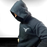 هودي جاكيت بقناع للوجه (أسود) - Jacket Hoodie with...
