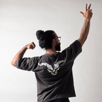 تيشرت جيرسي اوفر سايز (رمادي) - Jersey oversized T...