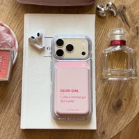 DIRTY PINK CARD HOLDER