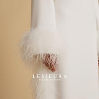 فستان سهره أوريليا الابيض