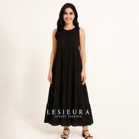 فستان عبايه نوارا الاسود