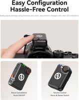 Hollyland LARK M2S Mini Combo 2-Person Wireless Mi...