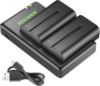 Neewer NP-F550 Battery Charger Set Compatible with...