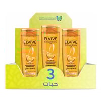 لوريال شامبو زيوت زهور ثمينة للشعر العادي والجاف 6...