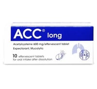 ايه سي سي 600 مج حبوب فوارة طويل المفعول 20 ق