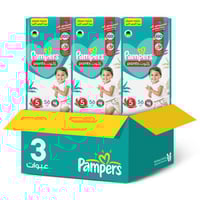 كرتون بامبرز حفاضات اطفال كلوت مقاس [5] 56 حبة *3...