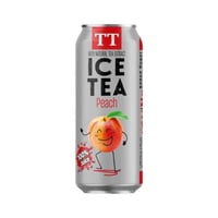 تي تي شاي مثلج خوخ مع عصير الفواكه بدون سكر 330مل