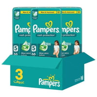 كرتون بامبرز حفاضات اطفال ميجا مقاس5 66 حبة*3 عبوا...