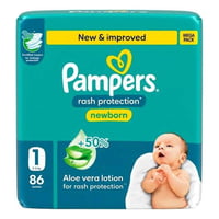 بامبرز حفاضات اطفال ميجا مقاس 1 86 حبة