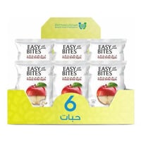 ايزي بايتس تفاح مجفف 25 جرام *6حبة | بوكس التوفير