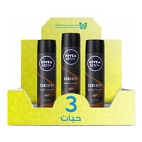 نيفيا مزيل عرق سبراي رجالي ديب اسبريسو 150 مل *3حب...