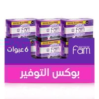 كرتون فام فوط صحية ماكسي بالاجنحة ليلي 48حبة *6عبو...