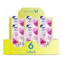 نير مزيل شعر كريم بالورد 110 جم *6حبة | بوكس التوف...