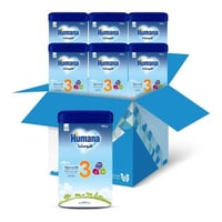 كرتون هيومانا بيبي ميل 3 -6 علب ×1100 جرام |عبوة ا...