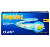 رابيدوس 50 مج حبوب 20 ق