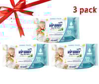 في اي بي مناديل أطفال مبللة بخلاصة الألوفيرا 120 م...