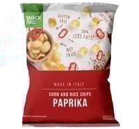 سناك ايطالي رقائق الذرة والأرز بالبابريكا 70 جرام