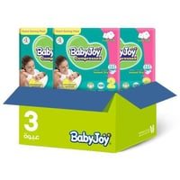 بيبي جوي حفايض اطفال العبوة التوفيرية 2 108 حبة *3...