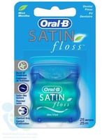 اورال بي خيط الاسنان ساتين تيب بالنعناع 25 متر