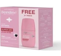 بيزلين مزيل عرق رول جفاف تام ورد جوري 4*1 50مل 1+1