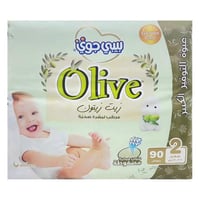 بيبي جوي حفاضات اطفال اوليف بزيت الزيتون مقاس 2 90...