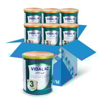 كرتون فيدالاك حليب أطفال رقم 3 من 1-3 سنوات 6 علب...