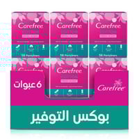 كرتون كير فري فوط صحية قطن فريش 56 حبة *6 عبوات |ب...