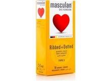 ماسكولان واقي ذكري مضلع ومحبب تايب 3 10 حبات