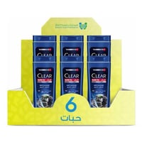كلير شامبو للرجل بالفحم النشط والمنتول 190 مل *6حب...